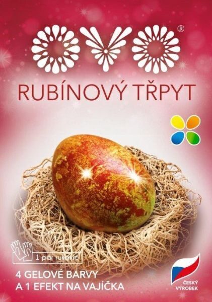 Easter Egg colours 5 pcs Gel ruby Effect