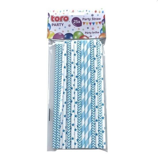 Salmiņi 25 gab. 20 cm papīra 30g Zili