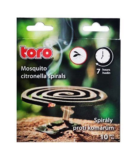 Citronella coils 10 g with metal holder