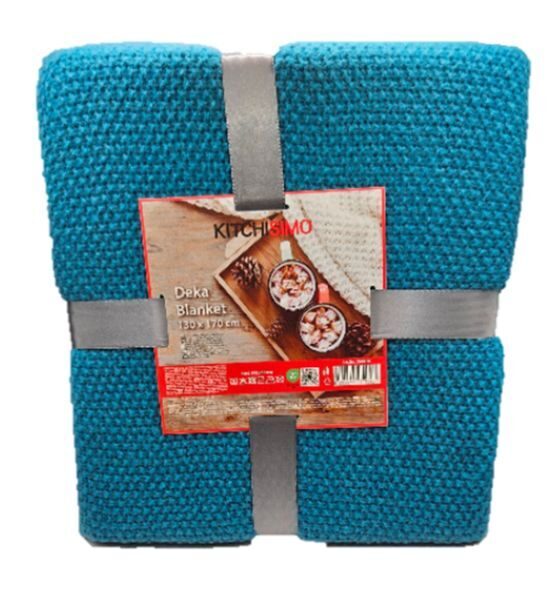 Kitchisimo Throw 130x170cm Green-Blue