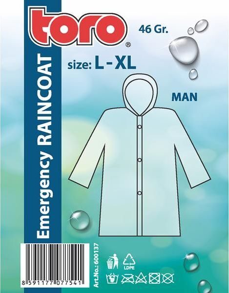 Toro Lietusmētelis vīriešiem L-XL