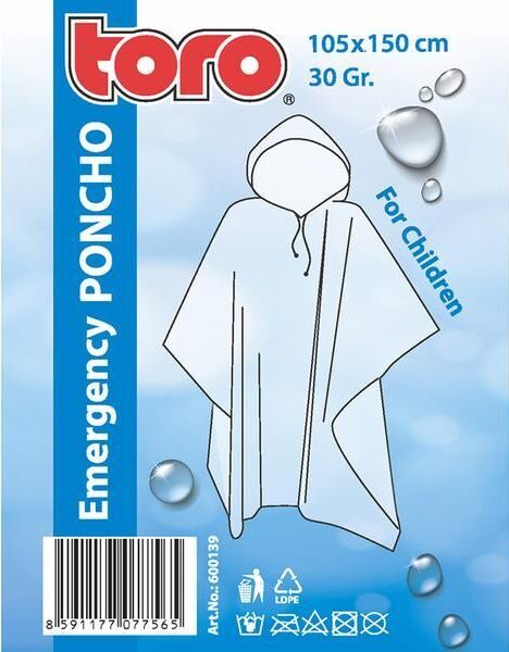 Toro Lietusmētelis Pončo bērnu