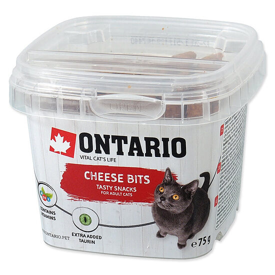 Gardums kaķiem Ontario Cheese bits 75g