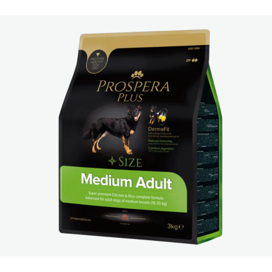 Dog dry food Prospera Plus Medium Adult 3 kg