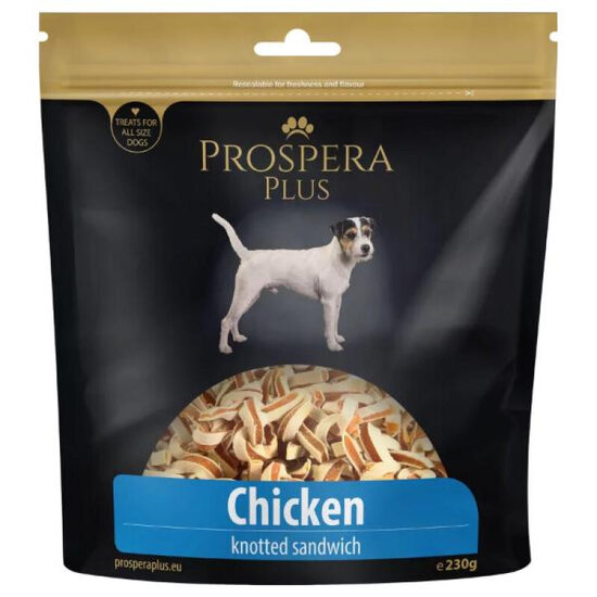 Gardums suņiem Prospera Plus Chicken Sandwich Knots 230 g