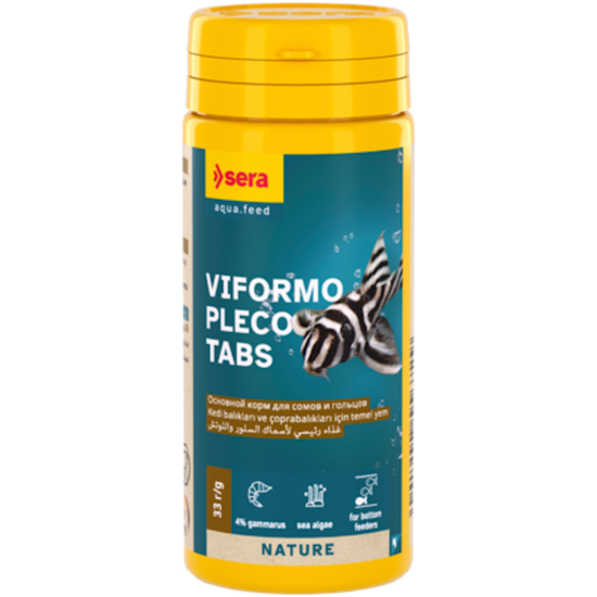 Barība zivīm Sera Viformo Pleco Tabs 50 ml (33g)