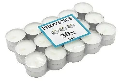 Tea lights 30 pcs. white