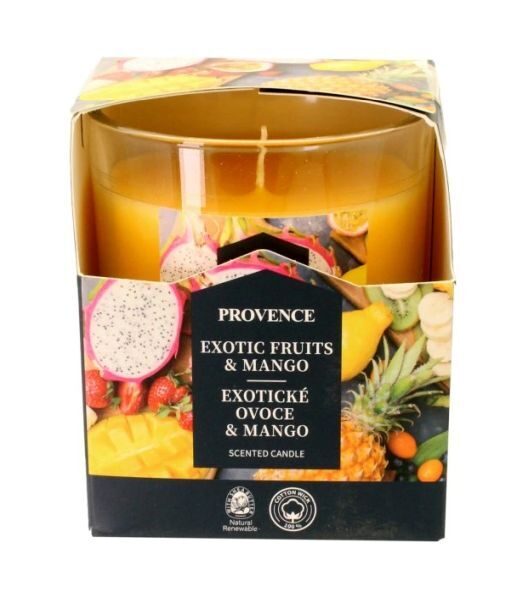 Aromātiska svece Provence Ø7x8cm Fruits & Mango