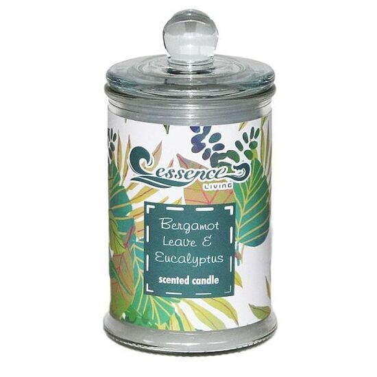 Aromātiska svece 11,3cm Essence Living Bergamot & Eucalyptus