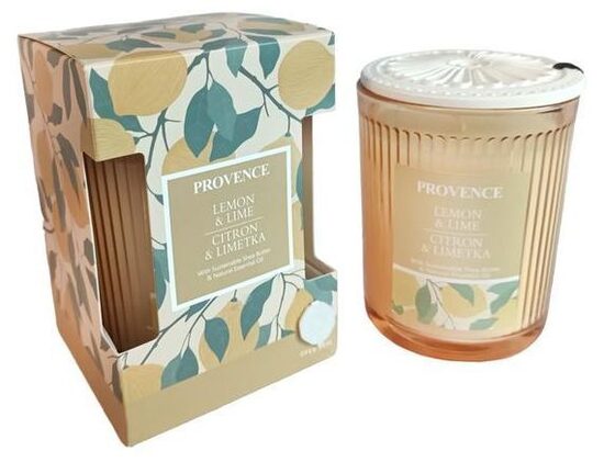 Aromātiska svece Provence Ø8x10cm Lemon & Lime
