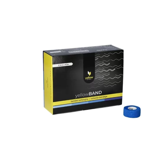 Elastīgā pašlīpošā saite Zarys yellowBAND, nesterila, 2.5cmx4.5m blue N1