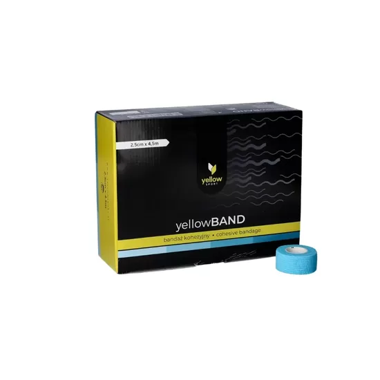 Elastīgā pašlīpošā saite Zarys yellowBAND, nesterila, 2.5cmx4.5m light blue N1