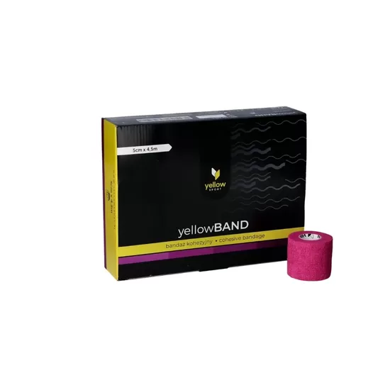 Elastīgā pašlīpošā saite Zarys yellowBAND, nesterila, 5cmx4.5m violet N1