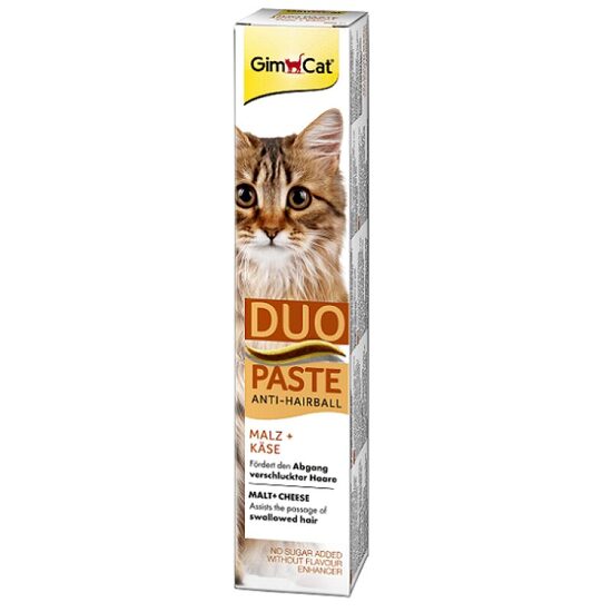 Vitaminized paste for cats GimCat Anti Hairball Duo Paste Cheese 50 g