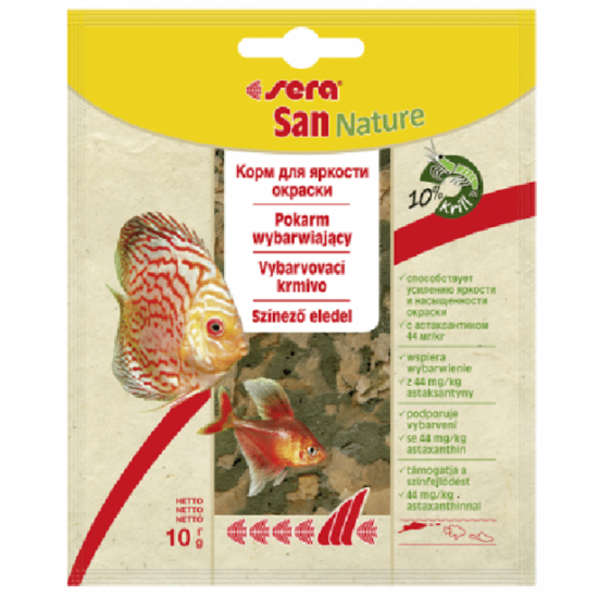 Barība zivīm Sera San Nature 10 ml