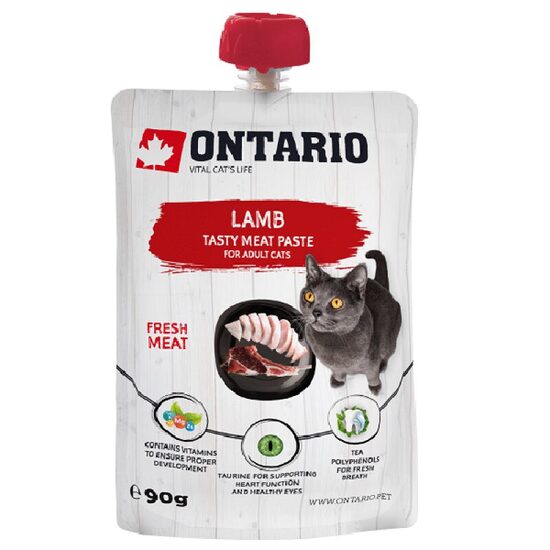 Gardums kaķēniem pastēte Ontario Lamb Fresh Meat Paste 90g