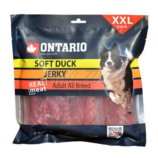 Gardums suņiem Ontario Soft Duck Jerky 500 g