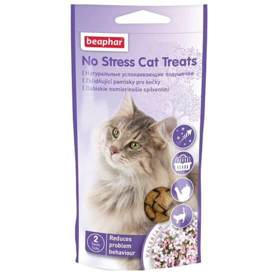 Nomierinošs gardums kaķiem Beaphar No stress Cat Treats 35 g