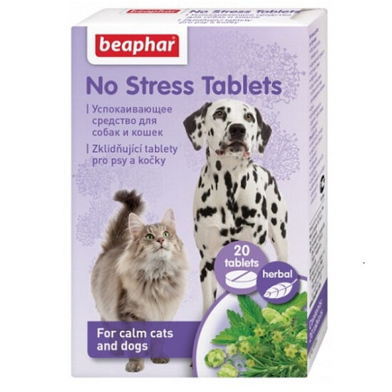 Nomierinošs l­īdzeklis suņiem un kaķiem Beaphar No stress Tablets Dog/Cat 20 tbl