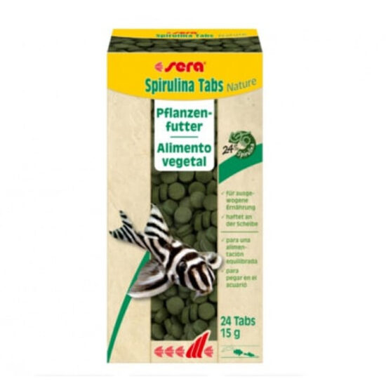 Barība zivīm Sera Spirulina Tabs 24 tab
