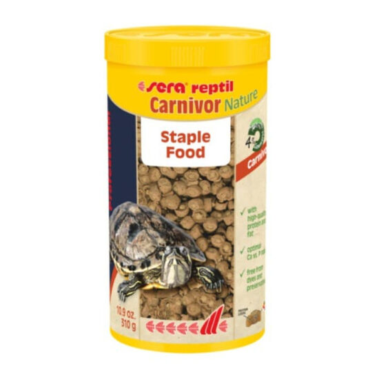 Barība reptiliem bruņurupučiem Sera Reptil Professional Carnivor 250ml (85g)