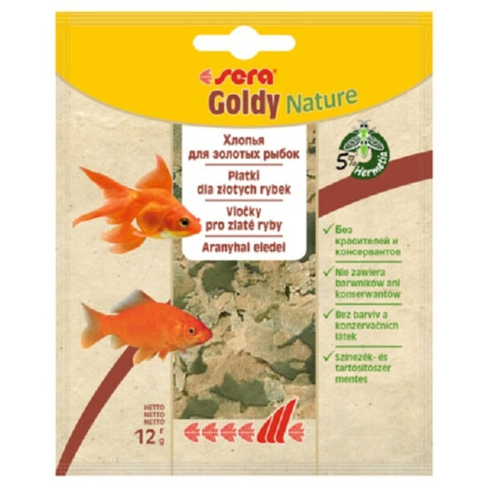 Barība zivīm Sera Goldy Nature 12g