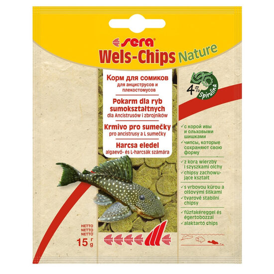 Barība zivīm Sera Catfish Chips 15g