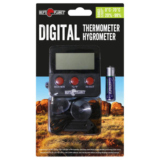 Termometrs terārijam Repti Planet Thermometer / Hygrometer LCD outdoor