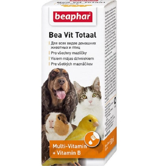 Vitamīnizēta papildbarība Beaphar Bea Vit Total 50 ml