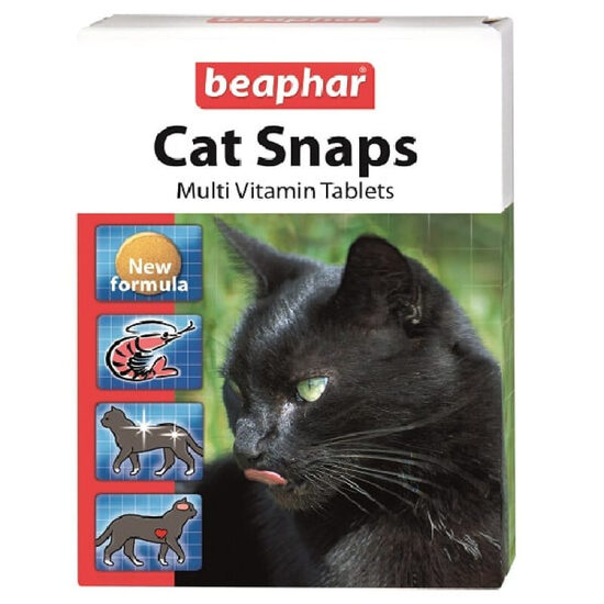 Vitamīnizēta papildbarība Beaphar Cat Snaps 75tab