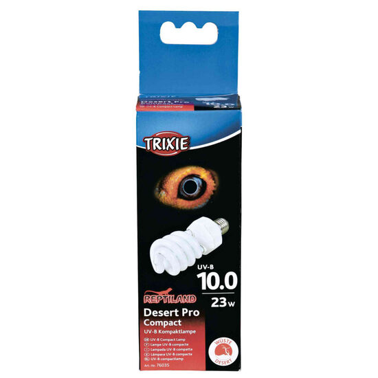 Apgaismojums terārijam Trixie  Desert Pro Compact 10.0 UV:B compact lamp ø 60×152 mm 23W