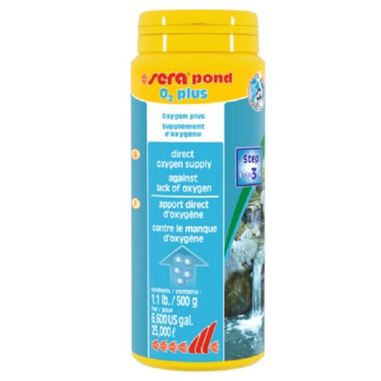 Līdzeklis skābekļa vairošanai ūdenī dīķos Sera Pond O2plus 500g