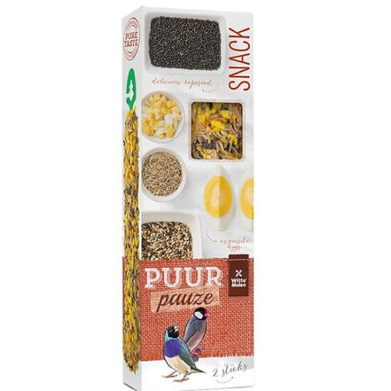 Papildbarība putniem Witte Molen Puur Pauze Sticks Tropical Wild seeds 60g