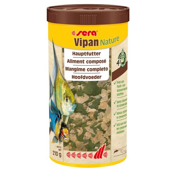 Barība zivīm Sera Vipan Nature 1000ml (210g)