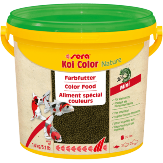 Barība dīķa zivīm Sera KOI Color Mini 3800ml (930g)