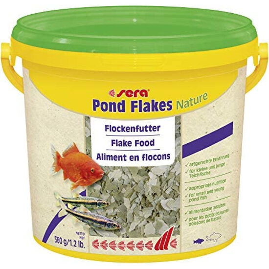 Barība dīķa zivīm Sera Pond Bioflakes 3800ml (520g)