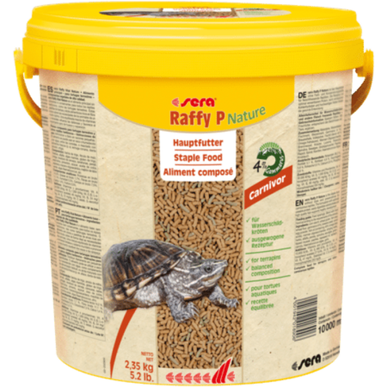 Barība reptiļiem bruņurupučiem Sera Raffy P 2kg (10l)