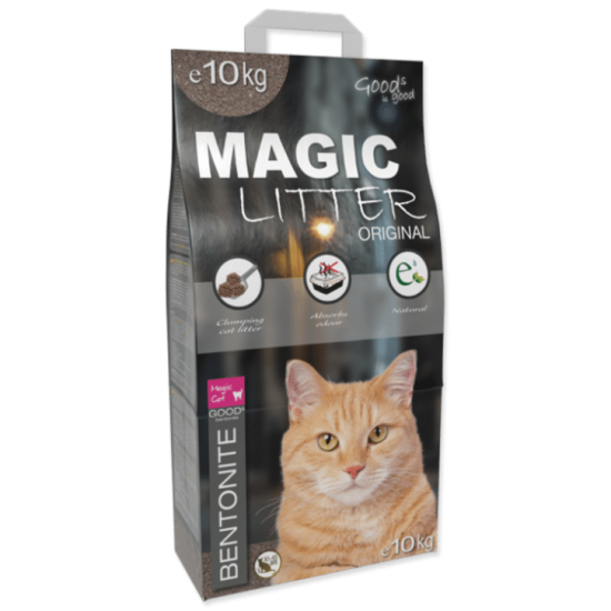 Smiltis kaķu tualetēm MAGIC LITTER Bentonite Original 10kg