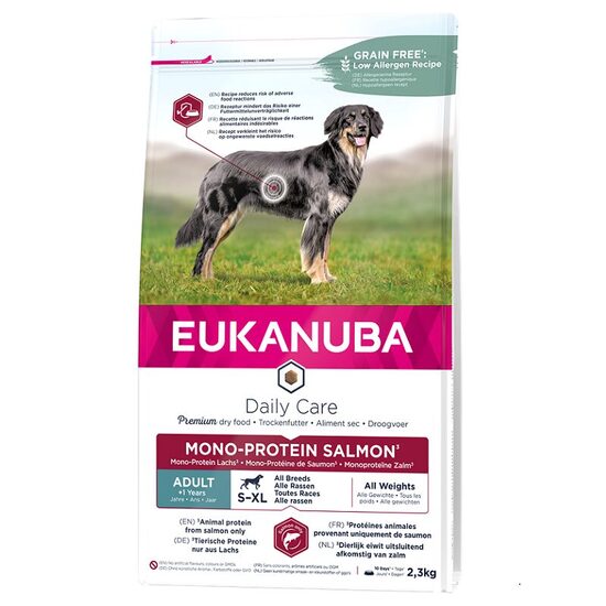 Dog dry food Eukanuba Mono-protein Lachs 2,3 kg