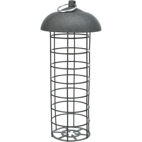 Barotava āra putniem Trixie Fat ball feeder/roof 4 fat balls metal/plastic ø10×21cm
