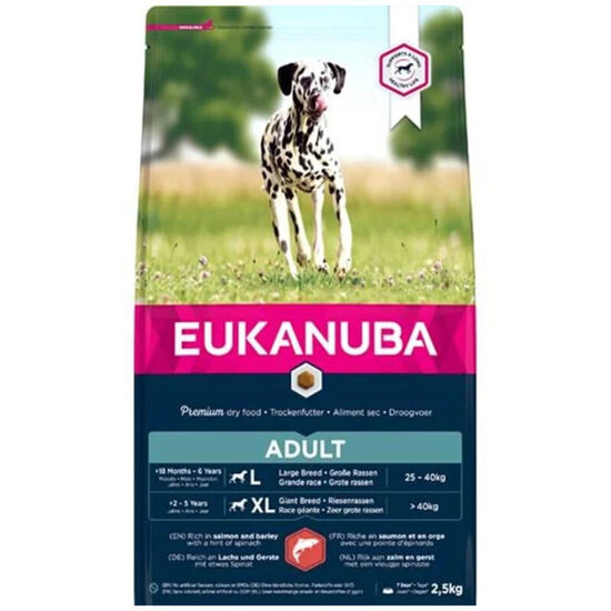 Dog dry food Eukanuba Adult Large Salmon 2,5 kg
