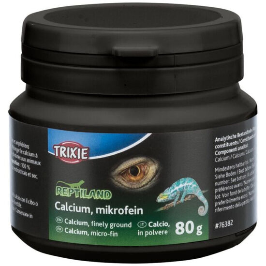 Papildbarība reptiļiem Trixie Calcium microfine 80g