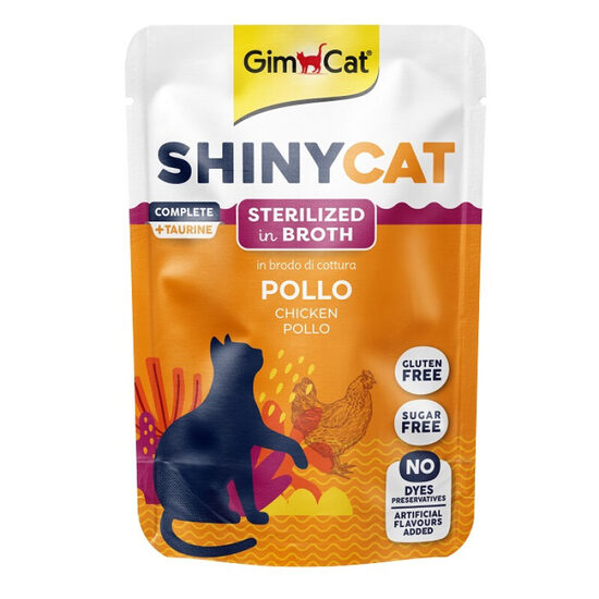 Gimborn SHINYCAT Pouch Sterilized Chicken 70g wet cat food