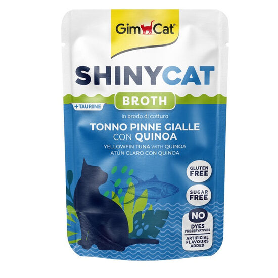 Gimborn SHINYCAT Pouch Yellowfin Tuna with Quinoa 70g wet cat food
