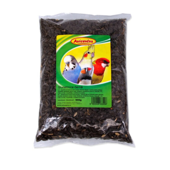 Papildbarība putniem Avicentra Sunflawer black 0.5kg