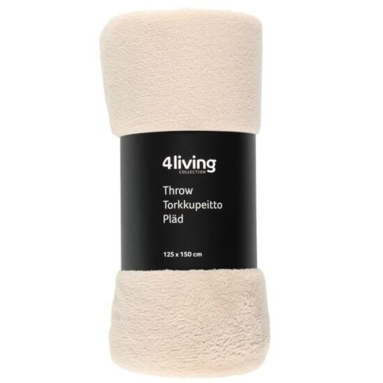 4Living Blanket 125x150cm Beige