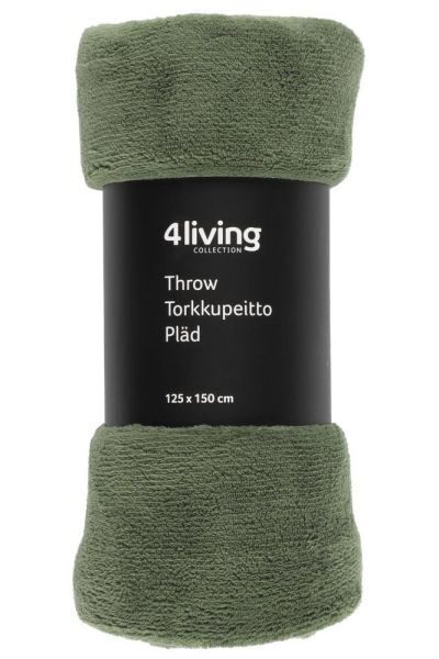 4Living Blanket 125x150cm green