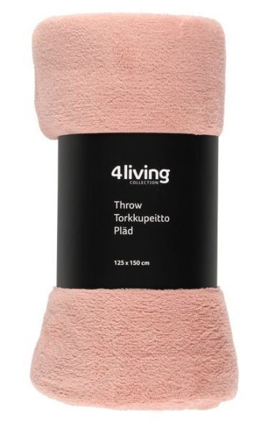 4Living Blanket 125x150cm pink