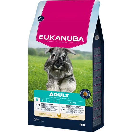 Dog dry food Eukanuba Adult Small Chicken 15 kg