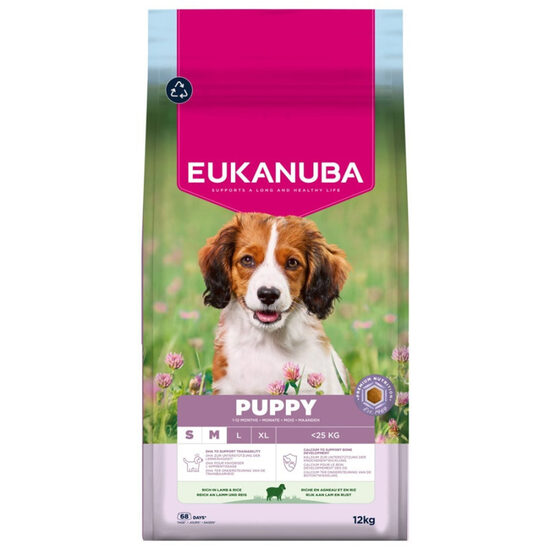 Eukanuba Puppy & Junior Small & Medium Lamb & Rice 12 kg